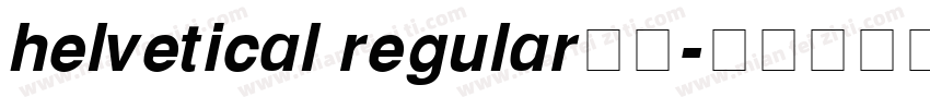 helvetical regular免费字体转换